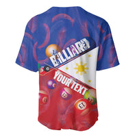 Personalised Philippines Billiards Baseball Jersey Cue With Balls Flag Style LT14 - Polynesian Pride