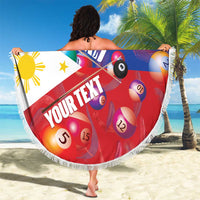 Personalised Philippines Billiards Beach Blanket Cue With Balls Flag Style LT14 - Polynesian Pride