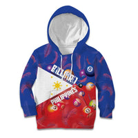 Personalised Philippines Billiards Kid Hoodie Cue With Balls Flag Style LT14 Hoodie Red - Polynesian Pride