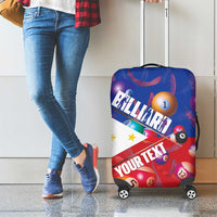 Personalised Philippines Billiards Luggage Cover Cue With Balls Flag Style LT14 - Polynesian Pride