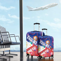 Personalised Philippines Billiards Luggage Cover Cue With Balls Flag Style LT14 - Polynesian Pride