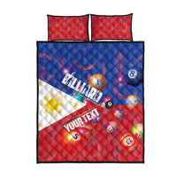 Personalised Philippines Billiards Quilt Bed Set Cue With Balls Flag Style LT14 - Polynesian Pride