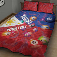 Personalised Philippines Billiards Quilt Bed Set Cue With Balls Flag Style LT14 - Polynesian Pride