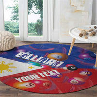 Personalised Philippines Billiards Round Carpet Cue With Balls Flag Style LT14 - Polynesian Pride