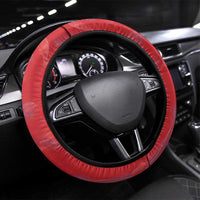 Philippines Billiards Steering Wheel Cover Cue With Balls Flag Style LT14 Universal Fit Red - Polynesian Pride