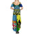 Custom Malampa Fiji Day Summer Maxi Dress Together We Grow Proud Polynesian Tapa Artsy LT14 - Polynesian Pride