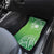 Polynesia Depression Awareness Car Mats Sunflower Green Ribbons Polynesian Tattoo