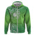 Polynesia Depression Awareness Hoodie Sunflower Green Ribbons Polynesian Tattoo