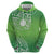 Polynesia Depression Awareness Hoodie Sunflower Green Ribbons Polynesian Tattoo