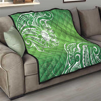 Polynesia Depression Awareness Quilt Sunflower Green Ribbons Polynesian Tattoo LT14 - Polynesian Pride