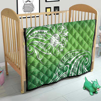 Polynesia Depression Awareness Quilt Sunflower Green Ribbons Polynesian Tattoo LT14 - Polynesian Pride