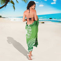 Polynesia Depression Awareness Sarong Sunflower Green Ribbons Polynesian Tattoo LT14 - Polynesian Pride