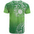 Polynesia Depression Awareness T Shirt Sunflower Green Ribbons Polynesian Tattoo