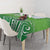 Polynesia Depression Awareness Tablecloth Sunflower Green Ribbons Polynesian Tattoo