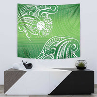 Polynesia Depression Awareness Tapestry Sunflower Green Ribbons Polynesian Tattoo LT14 - Polynesian Pride