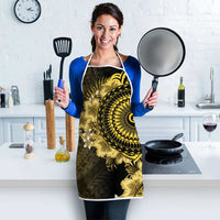 Vanuatu Apron Hibisus Polynesian Pattern Gold LT14 - Polynesian Pride