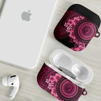 Vanuatu AirPods Case Hibisus Polynesian Pattern Pink LT14 - Polynesian Pride