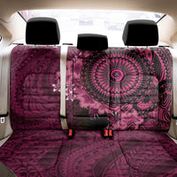 Vanuatu Back Car Seat Cover Hibisus Polynesian Pattern Pink LT14 - Polynesian Pride