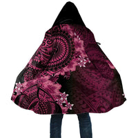 Vanuatu Cloak Hibisus Polynesian Pattern Pink LT14 Unisex Pink - Polynesian Pride