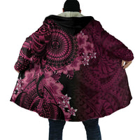 Vanuatu Cloak Hibisus Polynesian Pattern Pink LT14 - Polynesian Pride
