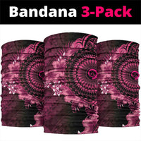 Vanuatu Neck Gaiter Hibisus Polynesian Pattern Pink LT14 package One Size: 25*50cm Pink - Polynesian Pride