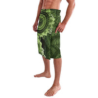 Vanuatu Lavalava Hibisus Polynesian Pattern Green LT14 - Polynesian Pride