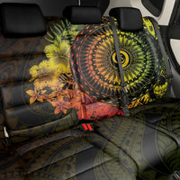 Vanuatu Back Car Seat Cover Hibisus Polynesian Pattern Reggae LT14 - Polynesian Pride