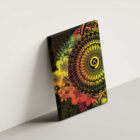 Vanuatu Canvas Wall Art Hibisus Polynesian Pattern Reggae LT14 - Polynesian Pride