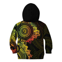 Vanuatu Kid Hoodie Hibisus Polynesian Pattern Reggae LT14 - Polynesian Pride