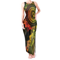 Vanuatu Tank Maxi Dress Hibisus Polynesian Pattern Reggae LT14 Women Reggae - Polynesian Pride