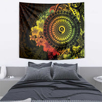 Vanuatu Tapestry Hibisus Polynesian Pattern Reggae LT14 - Polynesian Pride