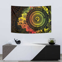 Vanuatu Tapestry Hibisus Polynesian Pattern Reggae LT14 - Polynesian Pride