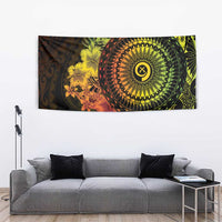 Vanuatu Tapestry Hibisus Polynesian Pattern Reggae LT14 - Polynesian Pride