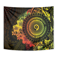 Vanuatu Tapestry Hibisus Polynesian Pattern Reggae LT14 - Polynesian Pride