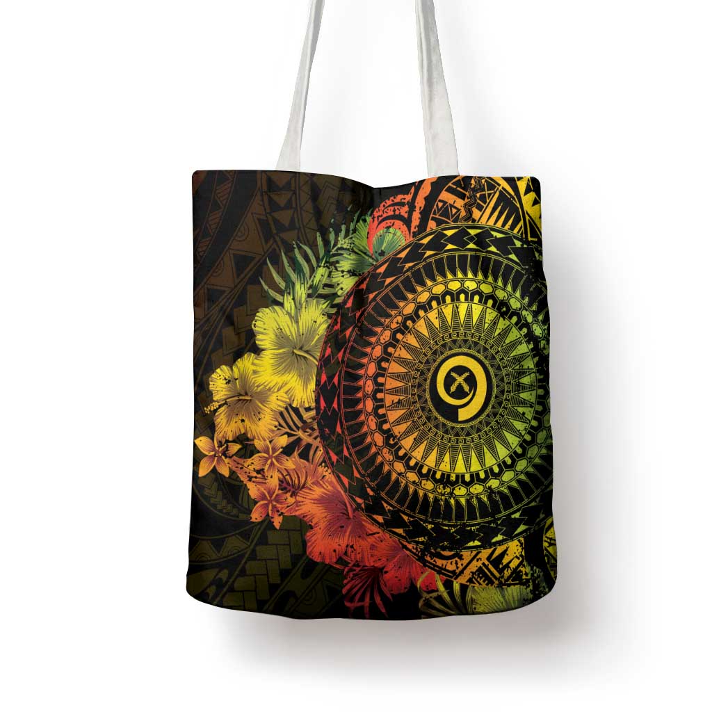 Vanuatu Tote Bag Hibisus Polynesian Pattern Reggae LT14 - Polynesian Pride