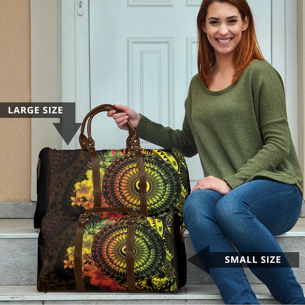 Vanuatu Travel Bag Hibisus Polynesian Pattern Reggae LT14 - Polynesian Pride