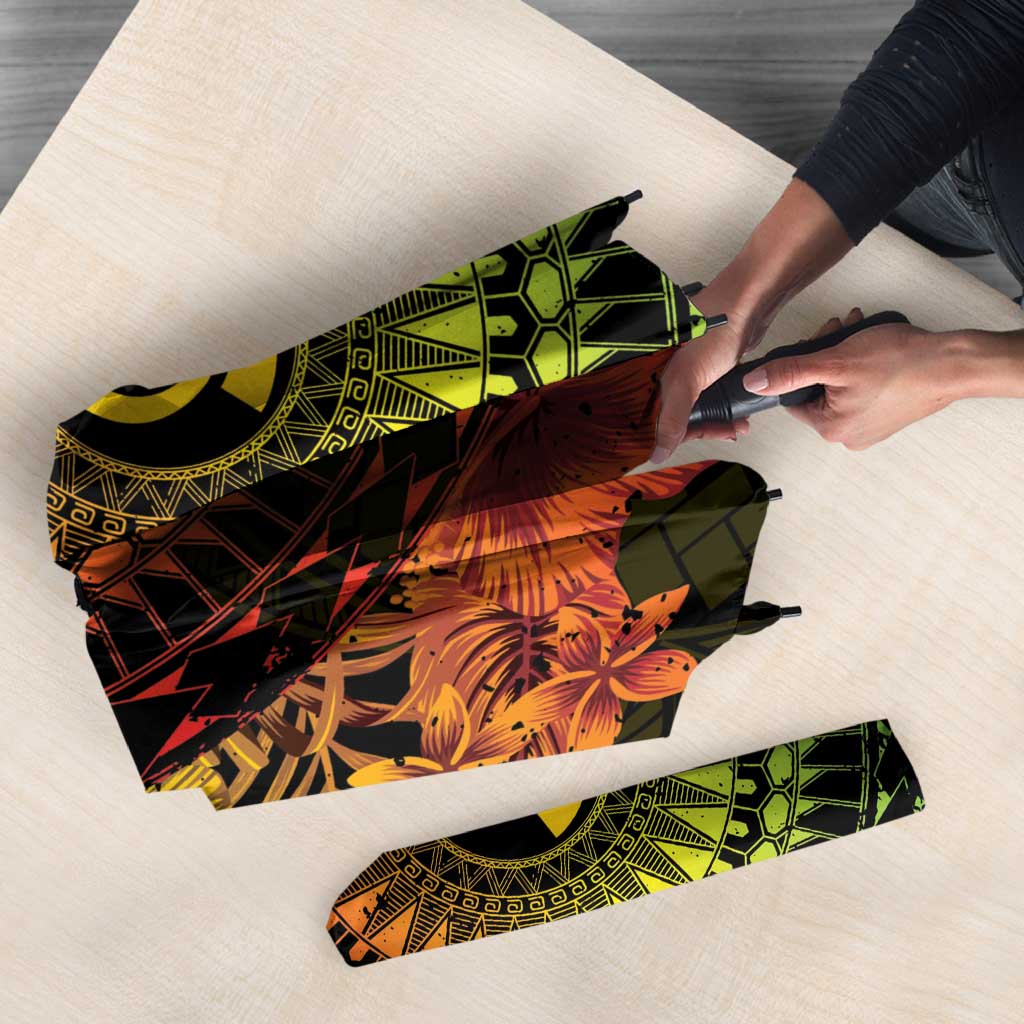 Vanuatu Umbrella Hibisus Polynesian Pattern Reggae LT14 - Polynesian Pride