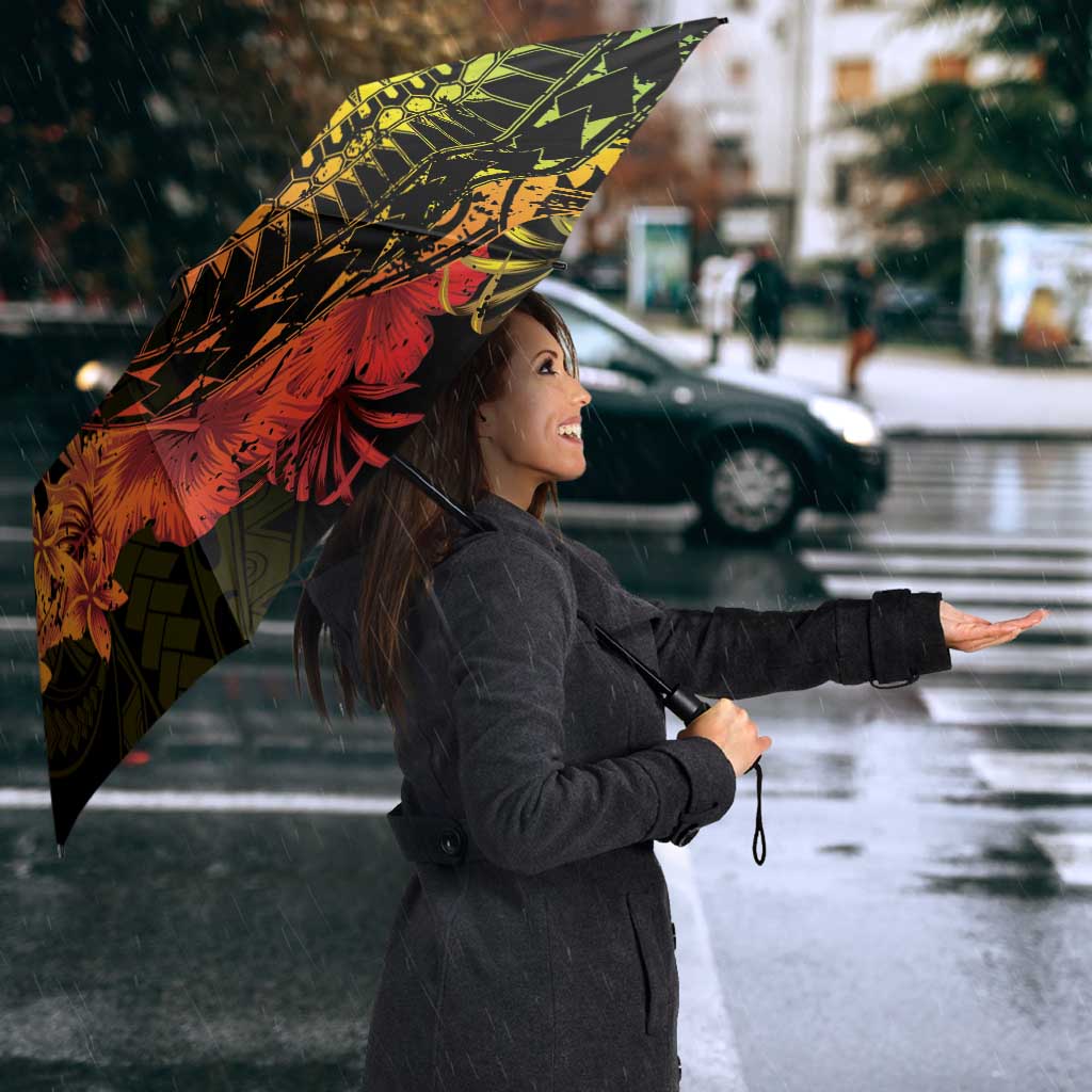 Vanuatu Umbrella Hibisus Polynesian Pattern Reggae LT14 - Polynesian Pride