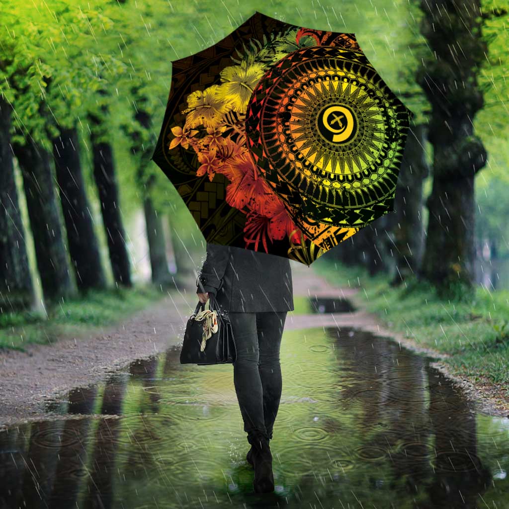 Vanuatu Umbrella Hibisus Polynesian Pattern Reggae LT14 - Polynesian Pride