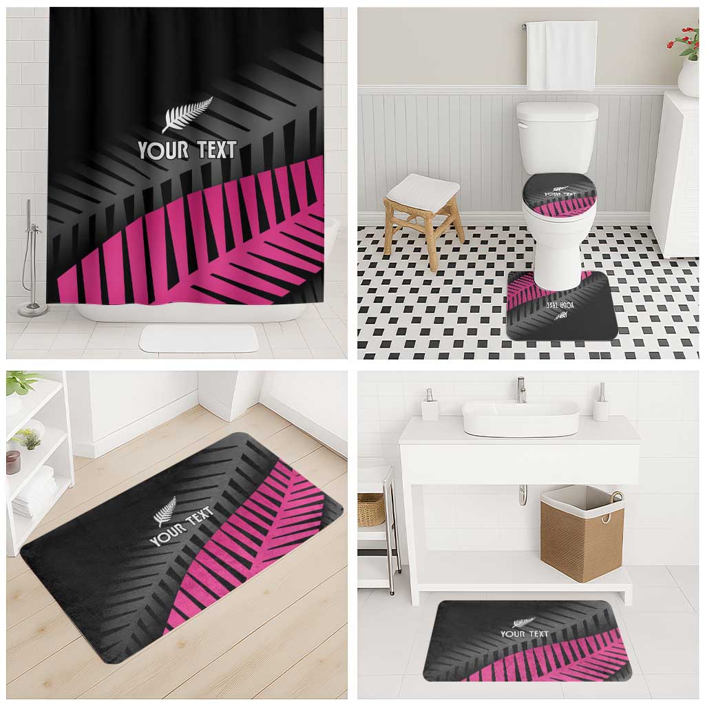 New Zealand Silver Fern Rugby Custom Bathroom Set 2025 All Black Go Champions LT14 - Polynesian Pride