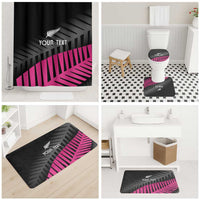 New Zealand Silver Fern Rugby Custom Bathroom Set 2025 All Black Go Champions LT14 - Polynesian Pride