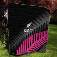 New Zealand Silver Fern Rugby Custom Quilt 2025 All Black Go Champions LT14 - Polynesian Pride