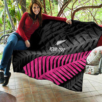 New Zealand Silver Fern Rugby Custom Quilt 2025 All Black Go Champions LT14 - Polynesian Pride