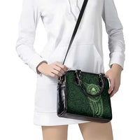 New Zealand Skull Darts Shoulder Handbag Aotearoa Maori Chest Tattoo Stylized Green LT14 - Polynesian Pride