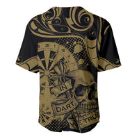 New Zealand Darts Baseball Jersey Skull In Dart We Trust Maori Pattern LT14 - Polynesian Pride