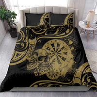 New Zealand Darts Bedding Set Skull In Dart We Trust Maori Pattern LT14 - Polynesian Pride