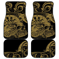New Zealand Darts Car Mats Skull In Dart We Trust Maori Pattern LT14 - Polynesian Pride