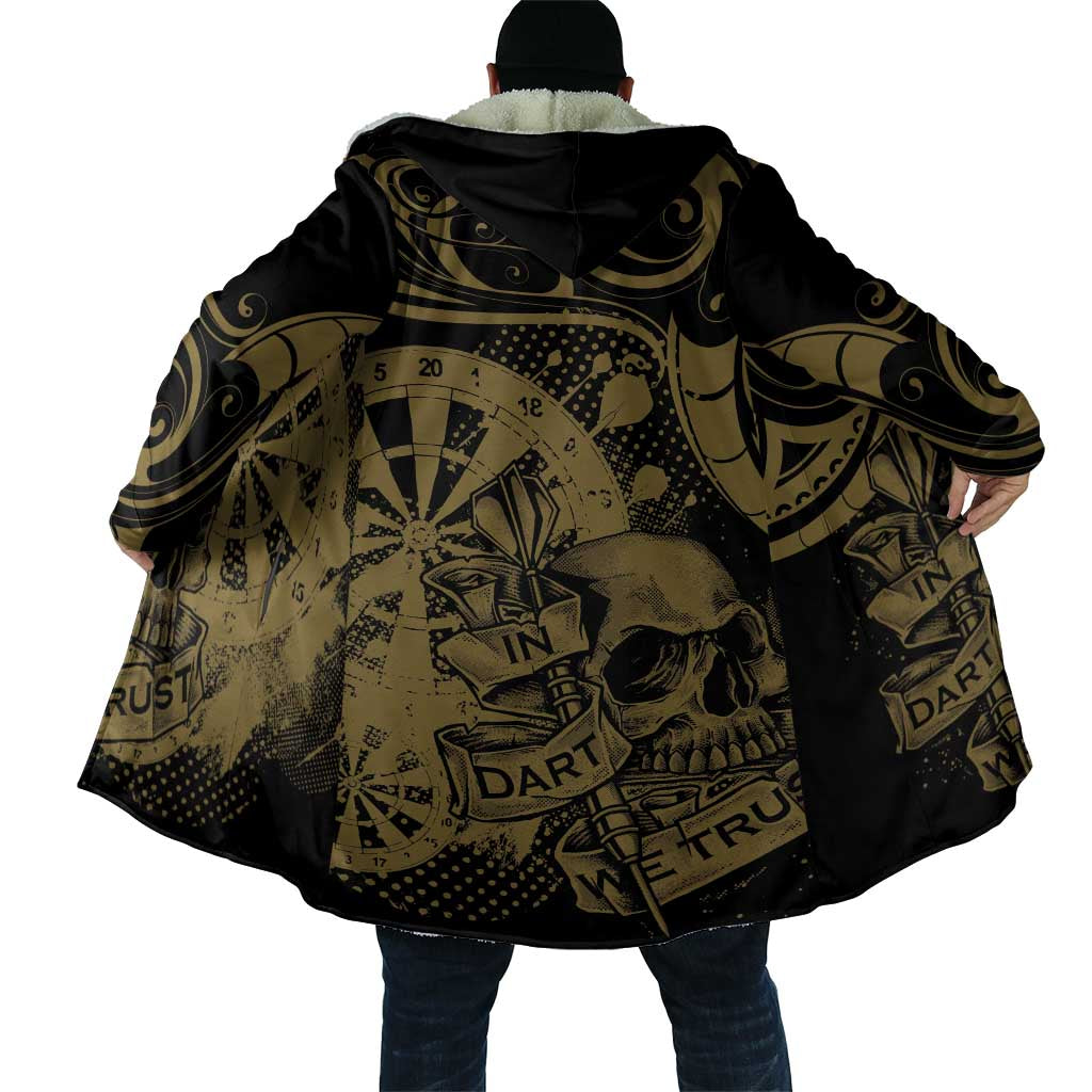 New Zealand Darts Cloak Skull In Dart We Trust Maori Pattern LT14 - Polynesian Pride