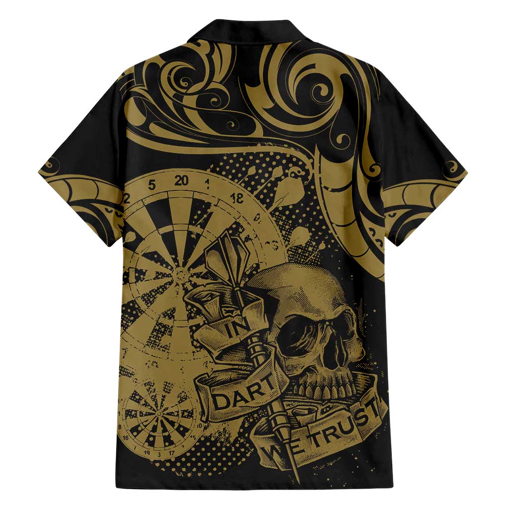 New Zealand Darts Hawaiian Shirt Skull In Dart We Trust Maori Pattern LT14 - Polynesian Pride