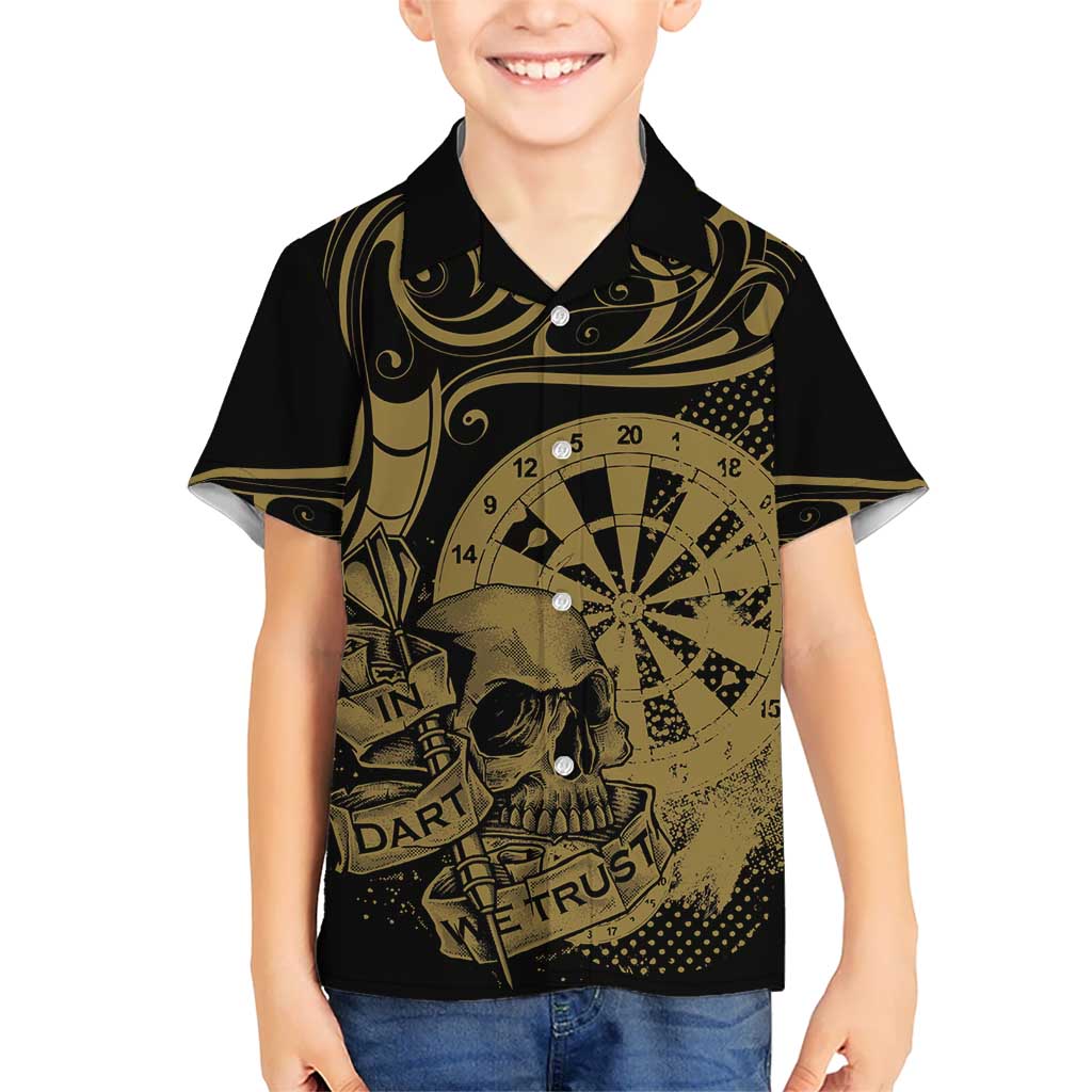 New Zealand Darts Hawaiian Shirt Skull In Dart We Trust Maori Pattern LT14 - Polynesian Pride